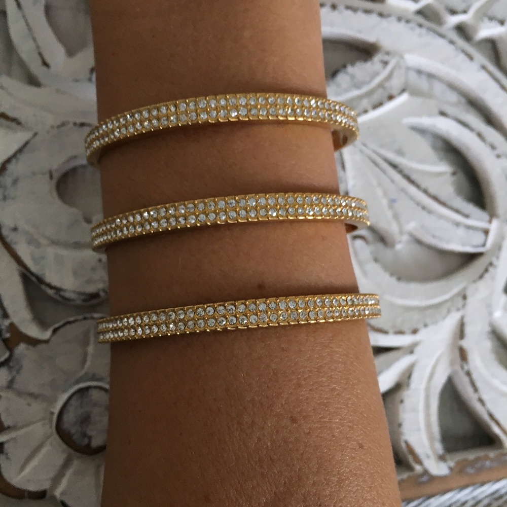 Vince Camuto Pave gold cuff